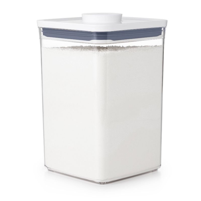 OXO POP 4.4qt Plastic Big Square Airtight Food Storage Container Clear, 1 of 12