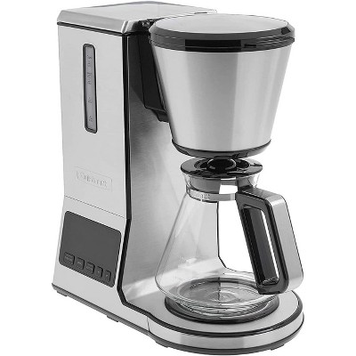 Cuisinart CPO-800FR PurePrecision 8 Cup Pour-Over Coffee Brewer with Glass Carafe, Silver - Certified Refurbished