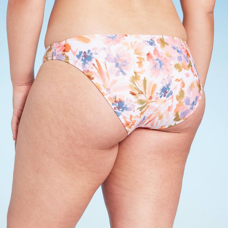 Women's Low-Rise Cheeky Bikini Bottom - Shade & Shore™, 6 of 10