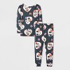 Toddler Girls' 4pc Disney Minnie Mouse Cotton Long Sleeve Pajama Set - Pink/Orange/Black - 2 of 4