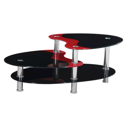 Red Coffee Table Set
