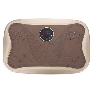 TopComfy Vibration Plate Whole Body Exercise with Adjustable Speed for Lymphatic Drainage Fat Burning Weight Loss Home Gym, Gold, 24.5"*16"*8" - 1 of 4