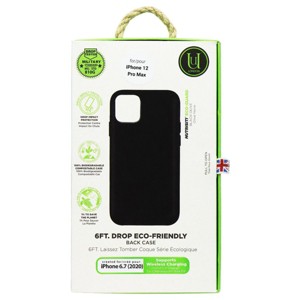 Uunique Nutrisiti Eco-Guard Case for Apple iPhone 12 Pro Max - Black - 1 of 1