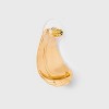 Shrimp Drop Earrings - A New Day™ Gold: Hypoallergenic Nickel-Free Metal, Zinc, Post Closure, 1.25" Length, 0.9" Width - 3 of 3