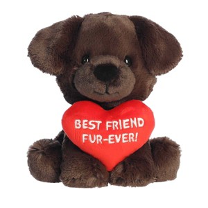 Aurora Small Best Friend Fur-Ever! Dog JUST SAYIN' Witty Stuffed Animal Brown 7.5" - 1 of 4