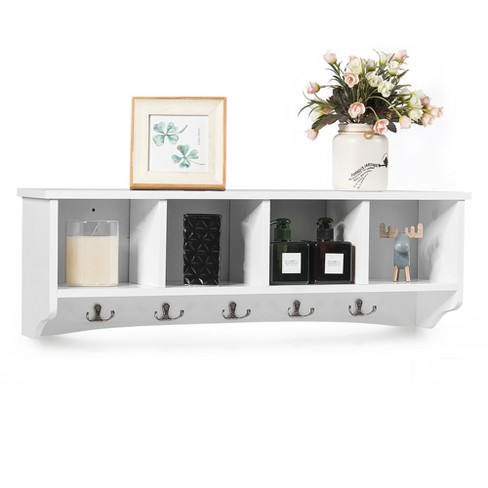 Wall mounted entry discount shelf