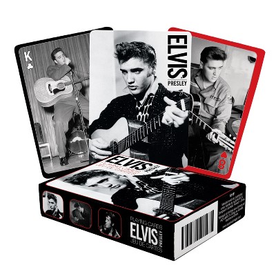 Elvis Presley Themed Deck of Cards for Your Favorite Card Games Poker Size with Linen Finish Officially Licensed Elvis Merchandise & Collectibles AQUARIUS Elvis Playing Cards 