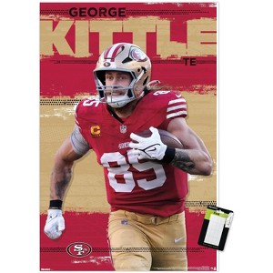 Trends International NFL San Francisco 49ers - George Kittle 25 Unframed Wall Poster Prints - 1 of 4