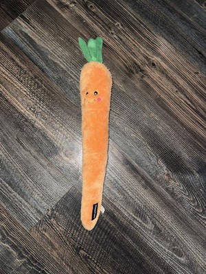 ZippyPaws Jigglerz Stuffed Squeaky Carrot Dog Toy