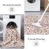 Vintage Medallion Washable Area Rug - Non-Slip Low-Profile Indoor Carpet for Living Room, Bedroom & Dining Room - 3 of 4