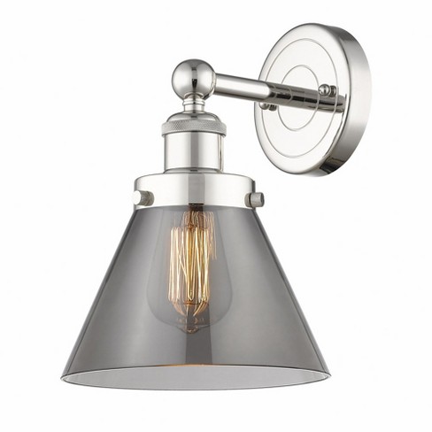 Innovations Lighting Cone 1 - Light Sconce in  Polished Nickel - image 1 of 1