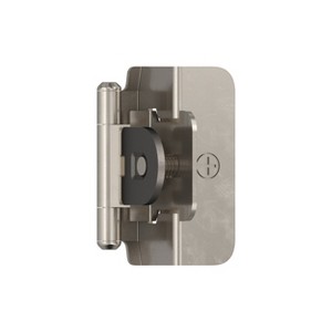 Amerock Double Demountable Hinges for Cabinet Doors with 1/2 Inch Overlay – Set of 2 - 1 of 4