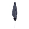 Maria 6x9 ft uv-cut Patio Cantilever Umbrella with Crank and Push Button Tilt without flap, Outdoor Furniture - Maison Boucle - 4 of 4