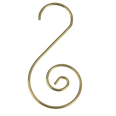 24 Ornament Hooks Gold 1 Inch