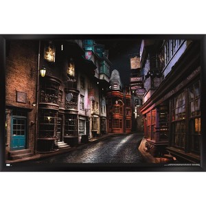 Trends International The Wizarding World: Harry Potter - Diagon Alley Framed Wall Poster Prints - 1 of 4