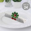 Big Dot of Happiness End Zone - Football - Baby Shower or Birthday Party Paper Napkin Holder - Napkin Rings - Set of 24 - 2 of 4