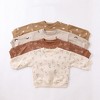 MyKids-Usa Baby Western Print Pattern Long Sleeve Casual Hoodie Sets Home Clothes - 3 of 4