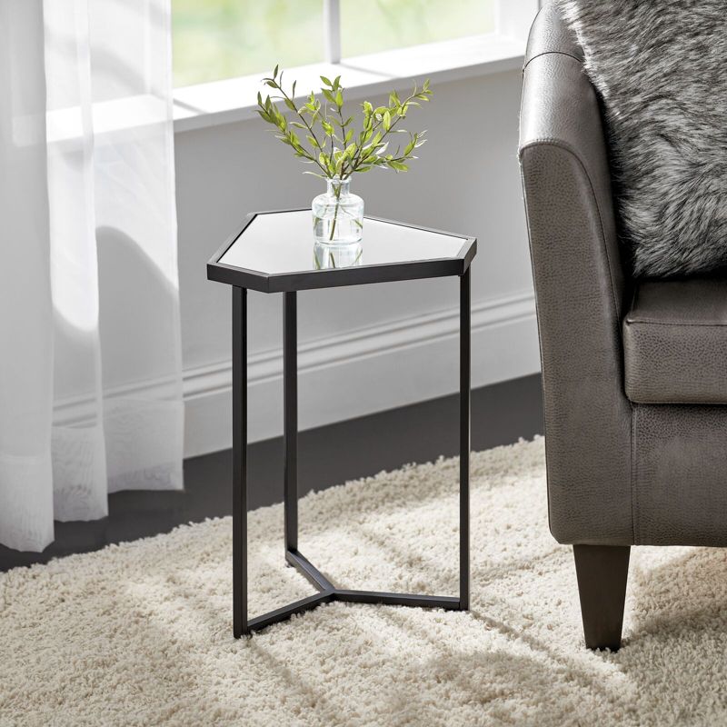 mDesign Triangle Inlay Top Accent Table, 2 of 6
