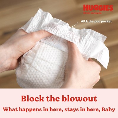 Huggies Pull-Ups Little Mover Baby Diaper - Size 3 - 136ct
