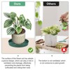 Unique Bargains Plastic Indoor Durable Flower Pot Plant Saucer 2 Pcs - 4 of 4