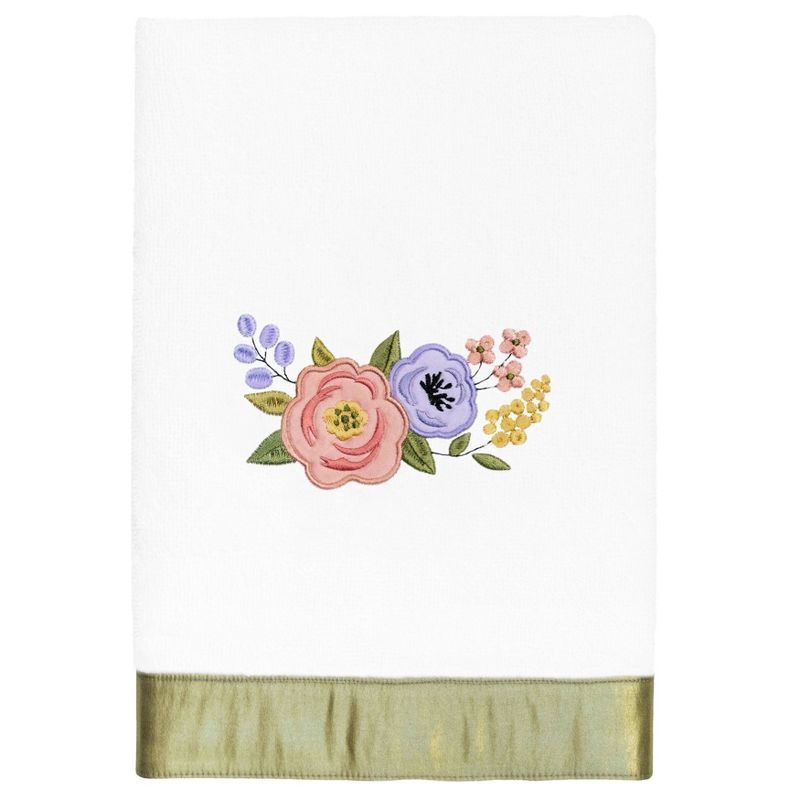 3pc Verano Design Embellished Towel Set White - Linum Home Textiles, 3 of 10