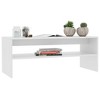 vidaXL Coffee Table White Engineered Wood Small Coffee Table - 3 of 4