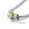 Giraffe Charm for Women Sterling Silver European Bead for Bracelet Ginger Lyne Collection - 3 of 4