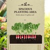 Okak 27.5" Rattan Wicker Raised Garden Bed with Tool Storage Shelf, Outdoor Portable Elevated Planter Box for Vegetables/Herbs/Flowers - 4 of 4