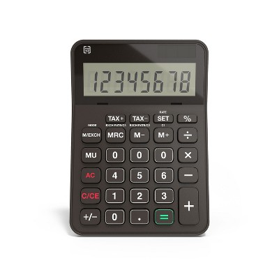 TRU RED TR240 8-Digit Desktop Calculator Black