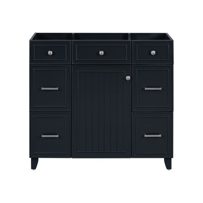 NicBex Bathroom Vanity without Sink/with Sink,Bathroom Sink Vanity with Soft Closing Door and Drawer,Bathroom Sink Cabinet,White/Gray/Green/Blue/Black