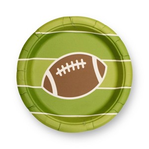 20ct 7.9" Football Lunch Plates - 1 of 3