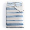 Deny Designs Kelly Haines Blue Watercolor Stripes Queen/Full Duvet and Sham Set (2-3pc Set) - 2 of 4