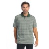 Gioberti Men's Regular Fit Yarn Dye Striped Short Sleeve Polo Shirt With Pocket - 3 of 4