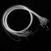 Unique Bargains Metal Leader Wire Tackle 8 Type Fish Circle Hooks with Line Gray 50 Pcs - 2 of 4