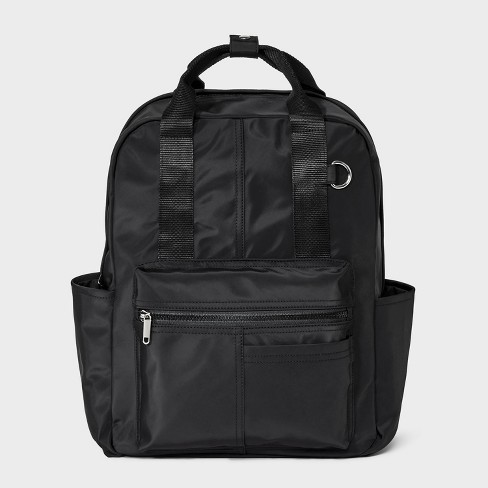 Black square backpack best sale