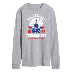 Men's - Top Gun - Volleyball Tournament Long Sleeve Graphic T-Shirt - 1 of 4
