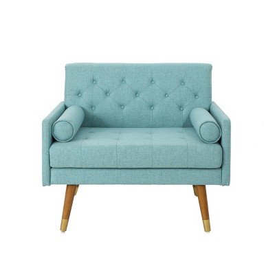 Eugene Mid-Century Modern Club Chair Blue - Christopher Knight Home