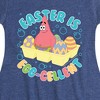 Girls' - SpongeBob Squarepants - Easter Is Egg Fit & Flair Cap Sleeve Dress - 2 of 4