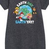 - Paw Patrol - Earth Day Yay Graphic Short Sleeve Fleece Dress - 2 of 4
