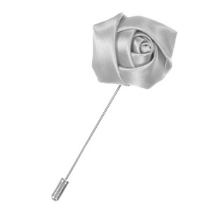 Unique Bargains Wedding Groom Boutonnieres Rose Flower Lapel Pins for Men 1 Pc - 1 of 4