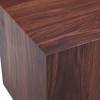 PAGED Modern Minimalist Coffee Table MDF Square End Table with Natural Texture for Living Room - 4 of 4