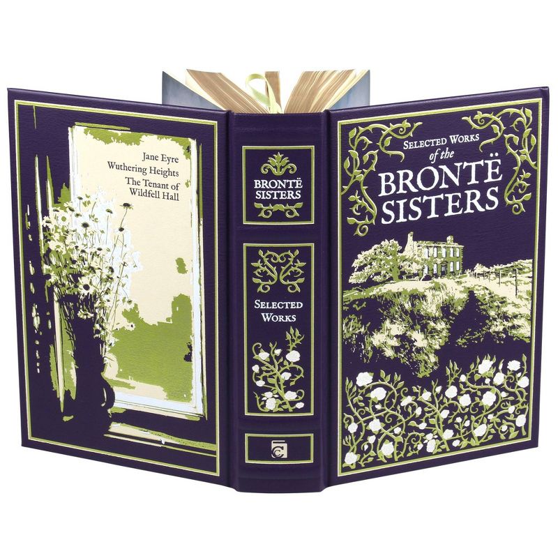 Selected Works of the Bronte Sisters - (Leather-Bound Classics) by  Charlotte Brontë & Emily Brontë & Anne Brontë (Leather Bound), 2 of 5