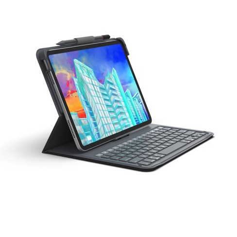 Logitech Slim Folio Bluetooth Keyboard Case for iPad (10th Generation) with  Integrated Wireless Keyboard - Oxford Gray