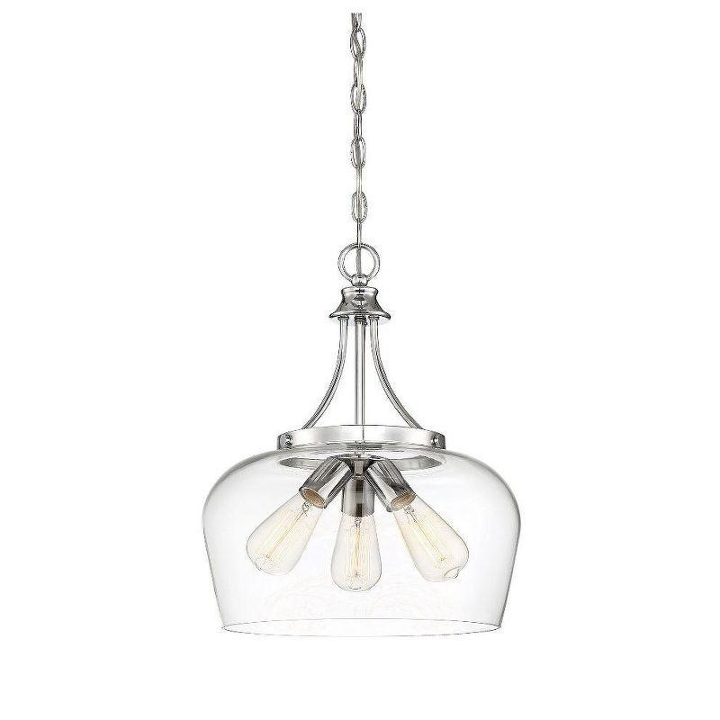 Savoy House Octave 3 - Light Pendant in  Warm Brass, 4 of 6