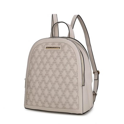 MKF Collection Sloane Vegan Leather Multi compartment Backpack by Mia K