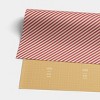 30" 20 sq ft Christmas Roll Wrap Red/White Diagonal Stripes - Wondershop™ - 3 of 3