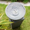 VisioGear Bird Baths, 35.4" Bowl Water Fountain, Outdoor Bird Feeder and Bath Fountains for Garden Lawn Backyard, Gray, 16.3"*16.3"*35.4" - 4 of 4