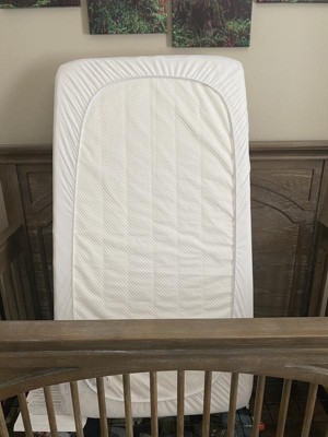 Sealy Cooling Moisture Wicking Waterproof Crib Mattress Pad - White : Target