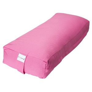 Sol Living Yoga Bolster Pillow with Removable Cover Rectangle - 1 of 4