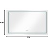 72"X36" Frameless LED Bathroom Vanity Mirror - Polished Crystal Backlit Mirror with Dimmable 3-Color Lighting, Anti-Fog Function, Touch Control - 2 of 4